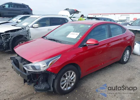 2021 Hyundai Accent Sel из США, поврежденный, VIN 3KPC24A60ME139172